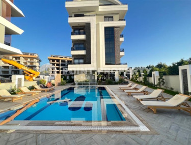 One bedroom apartment, 60 m², in a new complex with infrastructure in Upper Oba, Alanya-id-2272-photo-1
