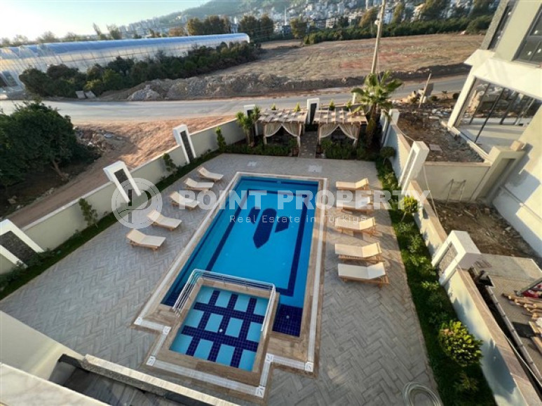 One bedroom apartment, 60 m², in a new complex with infrastructure in Upper Oba, Alanya-id-2272-photo-8