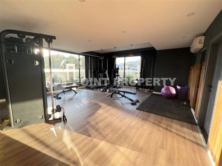 One bedroom apartment, 60 m², in a new complex with infrastructure in Upper Oba, Alanya-id-2272-photo-11