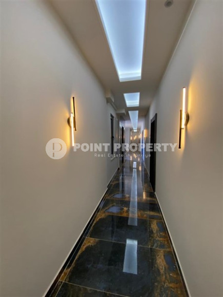 One bedroom apartment, 60 m², in a new complex with infrastructure in Upper Oba, Alanya-id-2272-photo-12