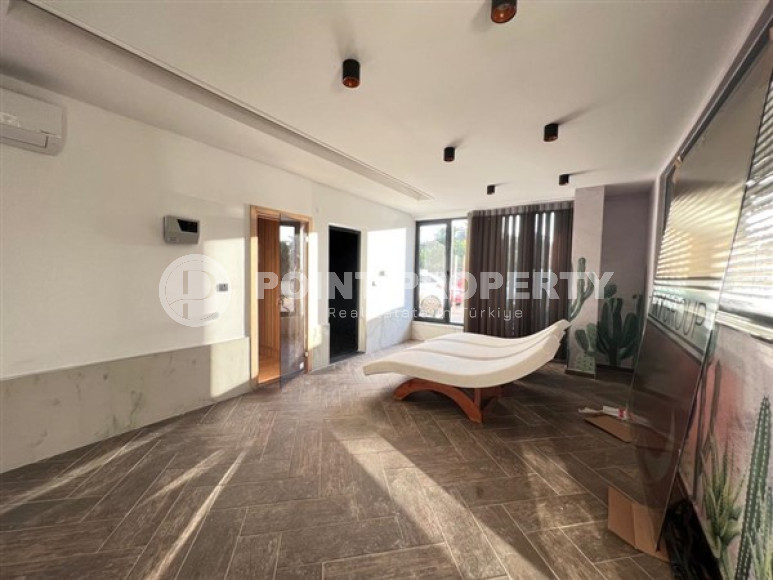 One bedroom apartment, 60 m², in a new complex with infrastructure in Upper Oba, Alanya-id-2272-photo-13