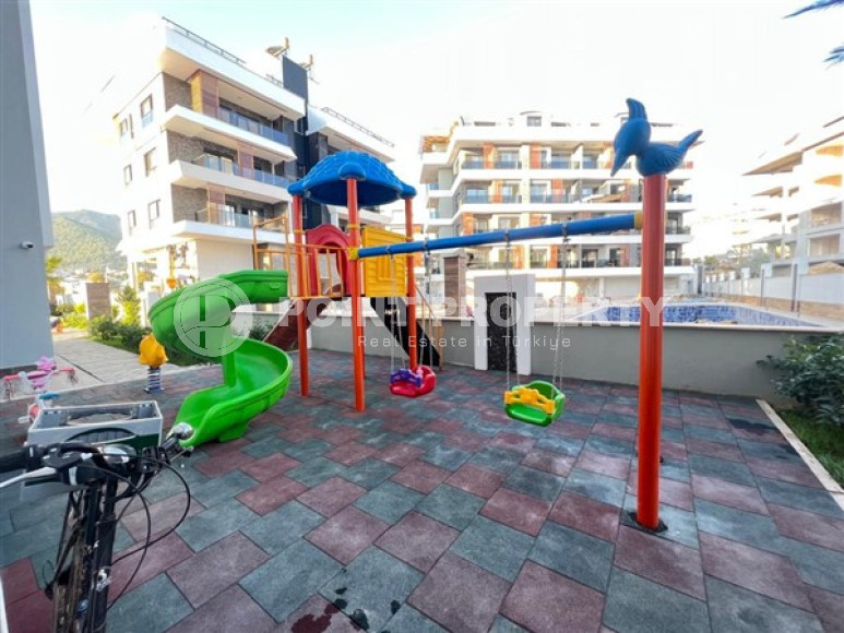 One bedroom apartment, 60 m², in a new complex with infrastructure in Upper Oba, Alanya-id-2272-photo-18