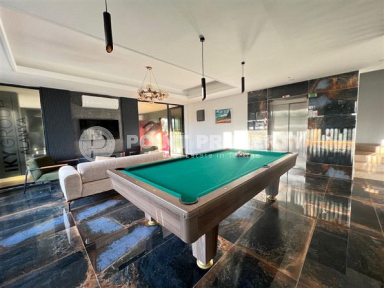 One bedroom apartment, 60 m², in a new complex with infrastructure in Upper Oba, Alanya-id-2272-photo-20