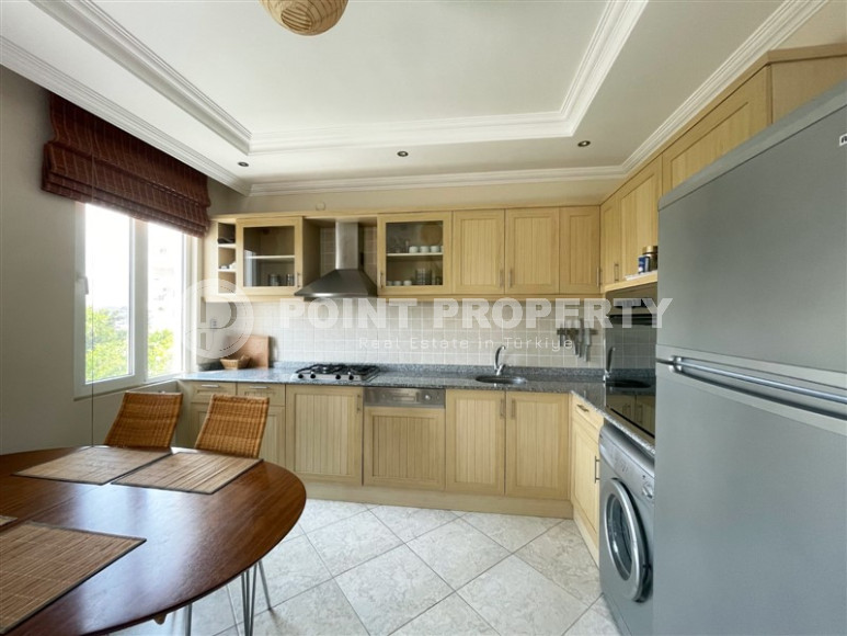 Меблированная трехкомнатная квартира с видом на горы в районе Алании Тосмур-id-1189-фото-15