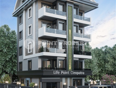 Двухкомнатная квартира, 52м² в комплексе на этапе строительства, в центре Алании, 250м до моря-id-2275-фото-3