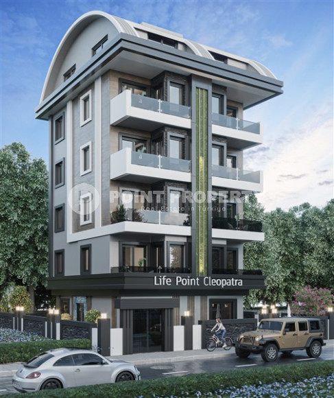 Двухкомнатная квартира, 52м² в комплексе на этапе строительства, в центре Алании, 250м до моря-id-2275-фото-3