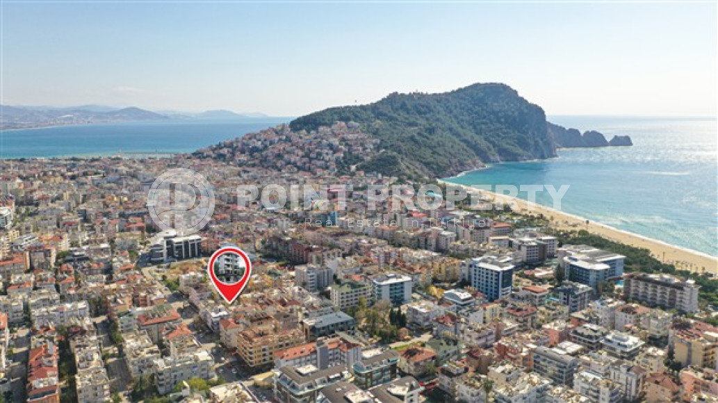 Двухкомнатная квартира, 52м² в комплексе на этапе строительства, в центре Алании, 250м до моря-id-2275-фото-4