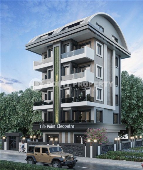 Двухкомнатная квартира, 52м² в комплексе на этапе строительства, в центре Алании, 250м до моря-id-2275-фото-5