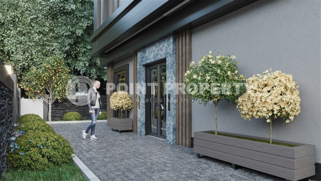 Двухкомнатная квартира, 52м² в комплексе на этапе строительства, в центре Алании, 250м до моря-id-2275-фото-8