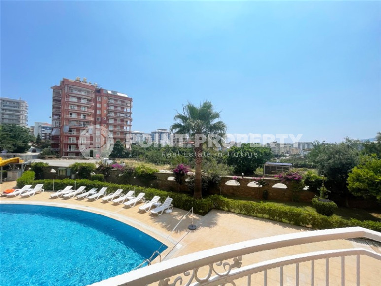 Меблированная трехкомнатная квартира с видом на горы в районе Алании Тосмур-id-1189-фото-17