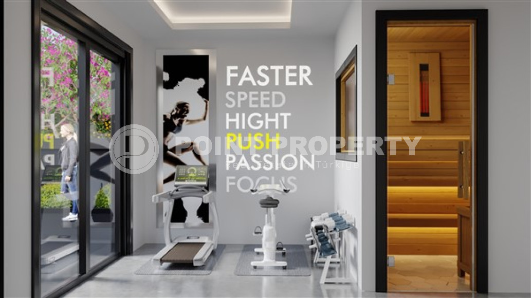 Двухкомнатная квартира, 52м² в комплексе на этапе строительства, в центре Алании, 250м до моря-id-2275-фото-23