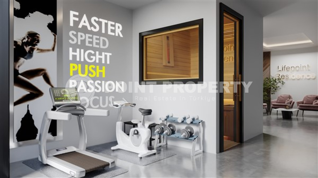 Двухкомнатная квартира, 52м² в комплексе на этапе строительства, в центре Алании, 250м до моря-id-2275-фото-24