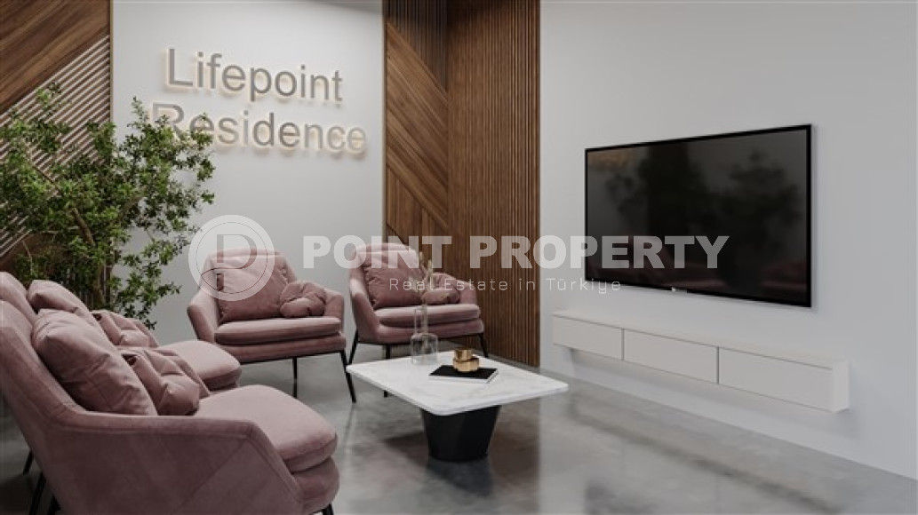 Двухкомнатная квартира, 52м² в комплексе на этапе строительства, в центре Алании, 250м до моря-id-2275-фото-25