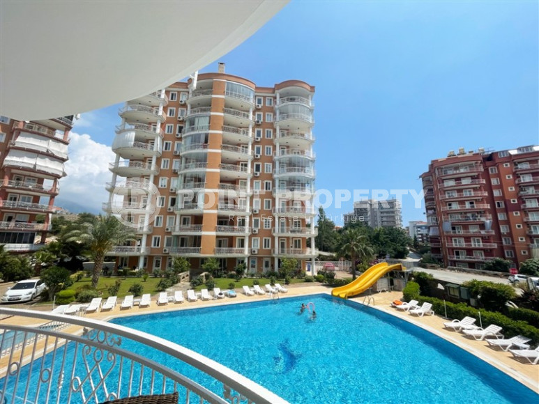 Меблированная трехкомнатная квартира с видом на горы в районе Алании Тосмур-id-1189-фото-24