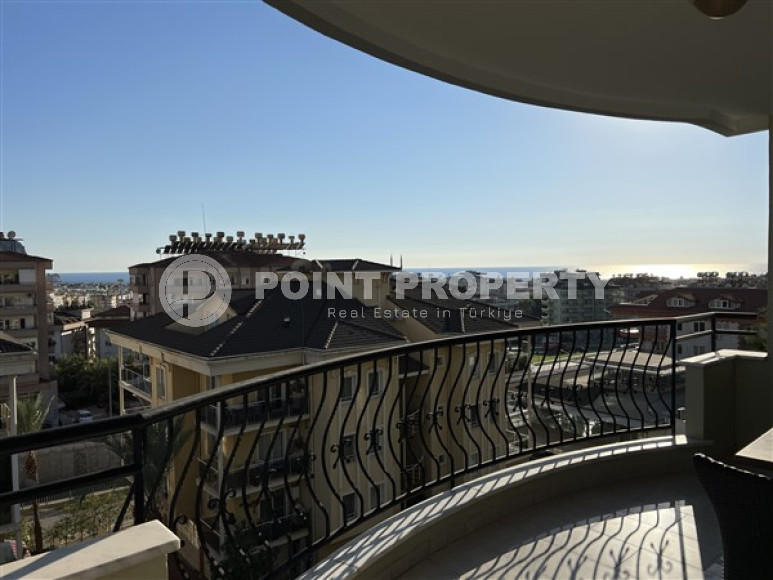 Трехкомнатная квартира, 110м², с видом на Аланийскую крепость в центре Алании-id-2278-фото-13