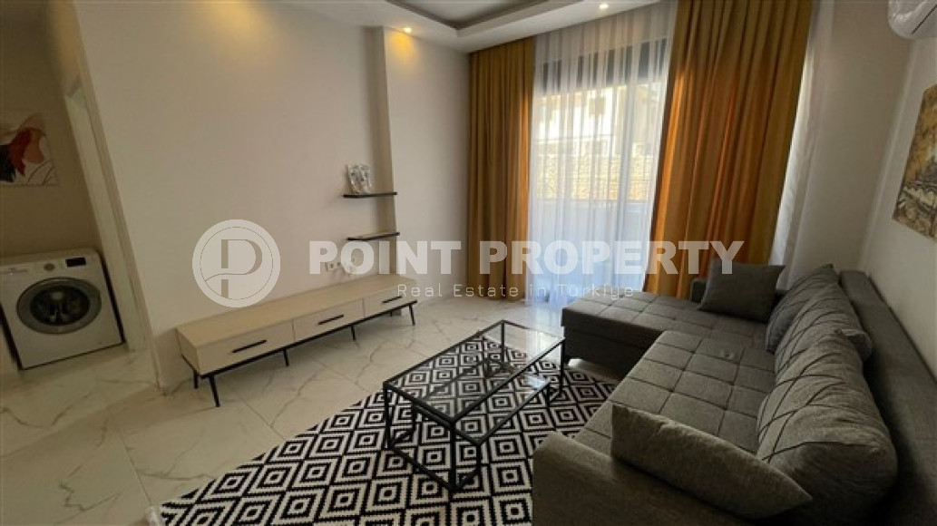 Super 1+1 apartment in a new residential complex with infrastructure in the picturesque Upper Oba area, Alanya-id-2279-photo-4