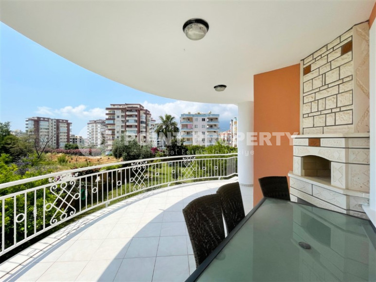 Меблированная трехкомнатная квартира с видом на горы в районе Алании Тосмур-id-1189-фото-28