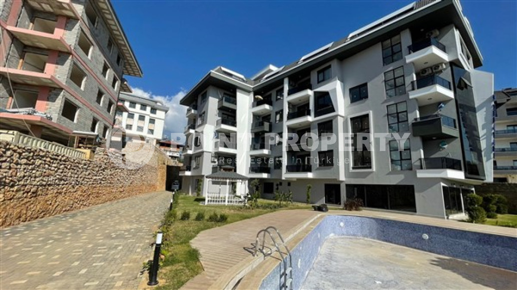 Super 1+1 apartment in a new residential complex with infrastructure in the picturesque Upper Oba area, Alanya-id-2279-photo-20