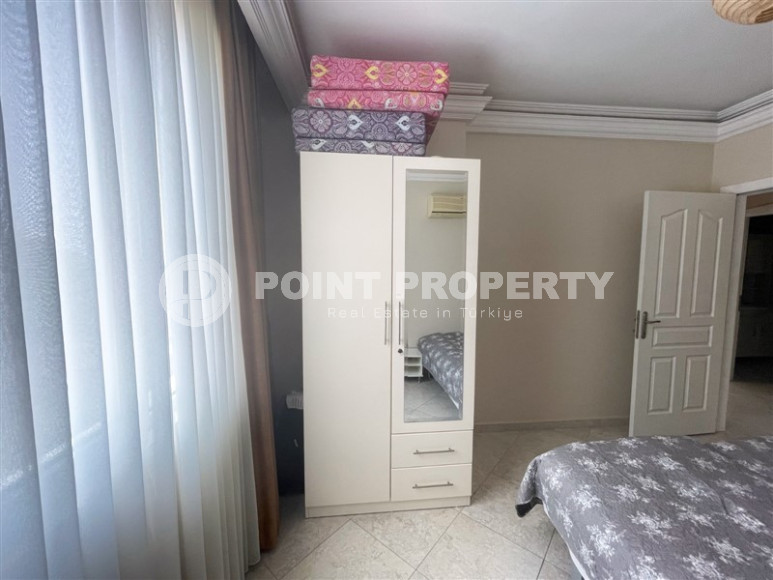 Меблированная трехкомнатная квартира с видом на горы в районе Алании Тосмур-id-1189-фото-29