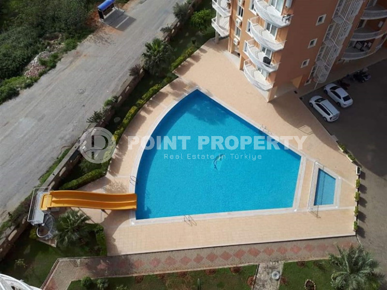 Меблированная трехкомнатная квартира с видом на горы в районе Алании Тосмур-id-1189-фото-31