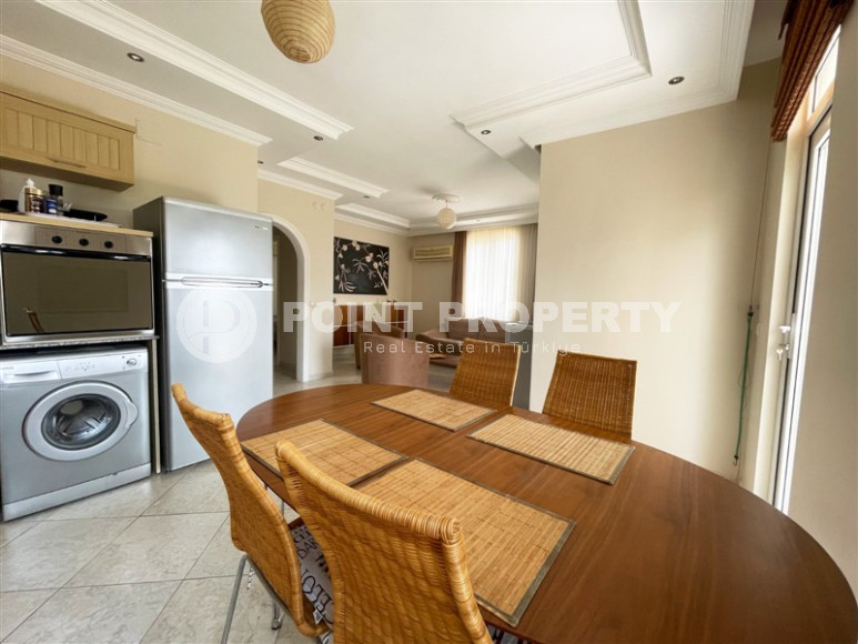 Меблированная трехкомнатная квартира с видом на горы в районе Алании Тосмур-id-1189-фото-40