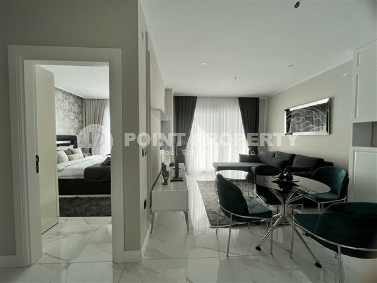 One-bedroom apartment with an elegant interior, 52m², in a new residence in the Alanya area - Upper Oba-id-2285-photo-14
