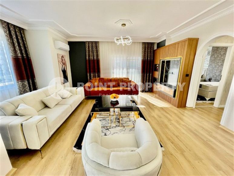 Линейные трехкомнатные апартаменты, 110 м2 в небольшом уютном комплексе, 350 метров от моря, район Махмутлар-id-2290-фото-2