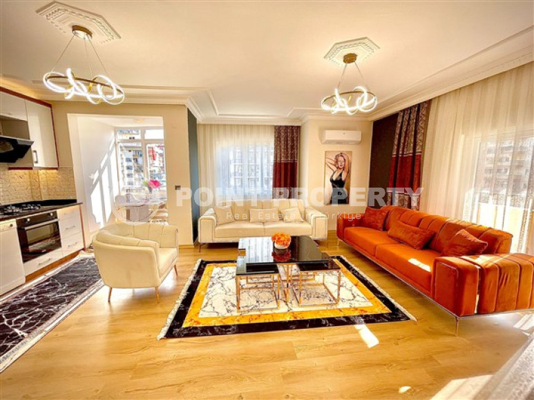 Линейные трехкомнатные апартаменты, 110 м2 в небольшом уютном комплексе, 350 метров от моря, район Махмутлар-id-2290-фото-5