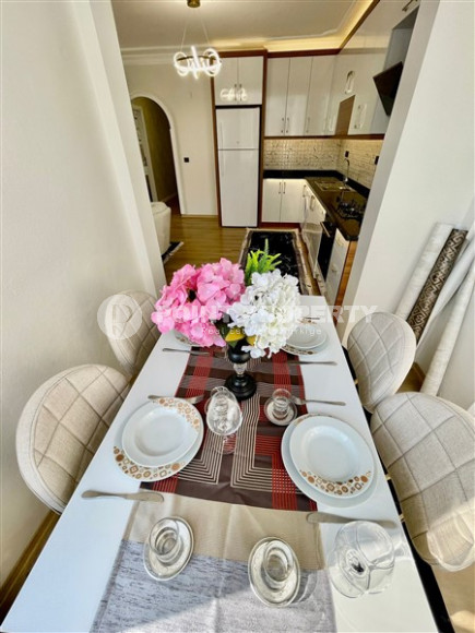 Линейные трехкомнатные апартаменты, 110 м2 в небольшом уютном комплексе, 350 метров от моря, район Махмутлар-id-2290-фото-9