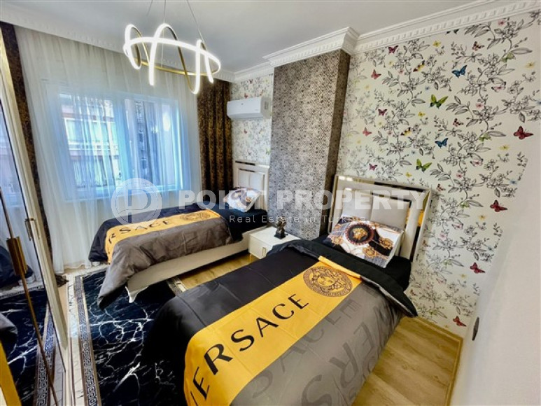 Линейные трехкомнатные апартаменты, 110 м2 в небольшом уютном комплексе, 350 метров от моря, район Махмутлар-id-2290-фото-10