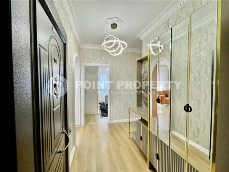 Линейные трехкомнатные апартаменты, 110 м2 в небольшом уютном комплексе, 350 метров от моря, район Махмутлар-id-2290-фото-18