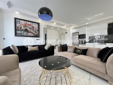 Большие трехкомнатные апартаменты площадью 120 м2, в комплексе с обширной инфраструктурой, 300 метров до моря, Алания-id-2292-фото-2