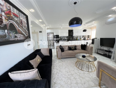 Большие трехкомнатные апартаменты площадью 120 м2, в комплексе с обширной инфраструктурой, 300 метров до моря, Алания-id-2292-фото-5