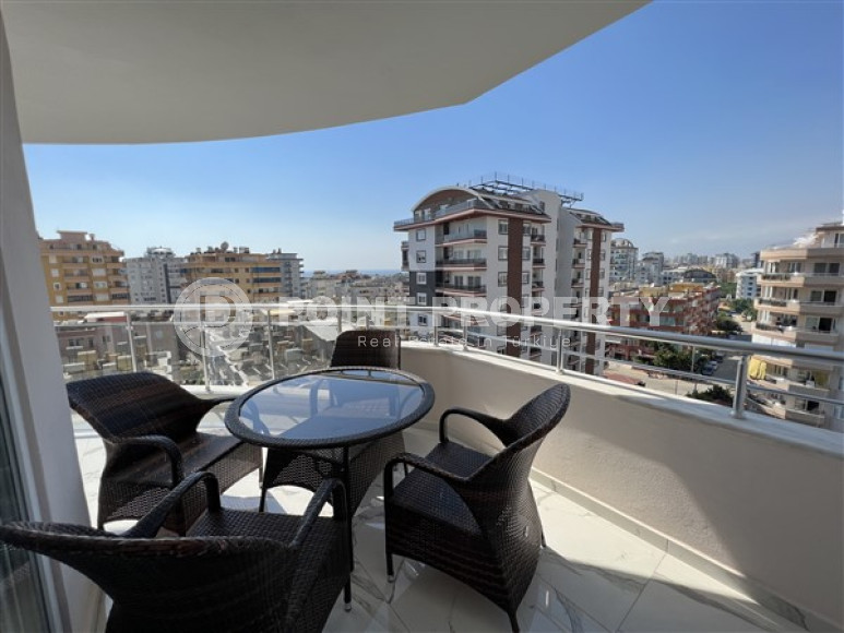 Большие трехкомнатные апартаменты площадью 120 м2, в комплексе с обширной инфраструктурой, 300 метров до моря, Алания-id-2292-фото-14