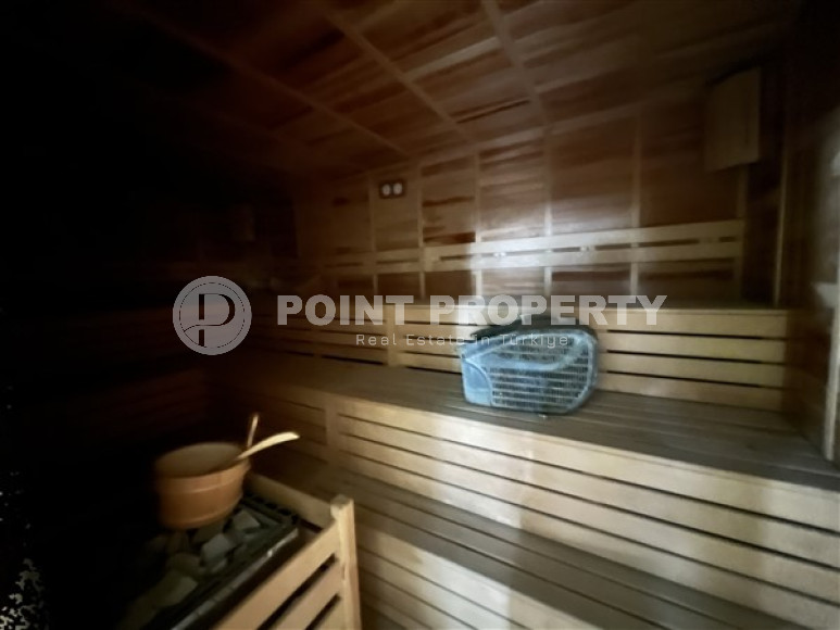 Большие трехкомнатные апартаменты площадью 120 м2, в комплексе с обширной инфраструктурой, 300 метров до моря, Алания-id-2292-фото-17