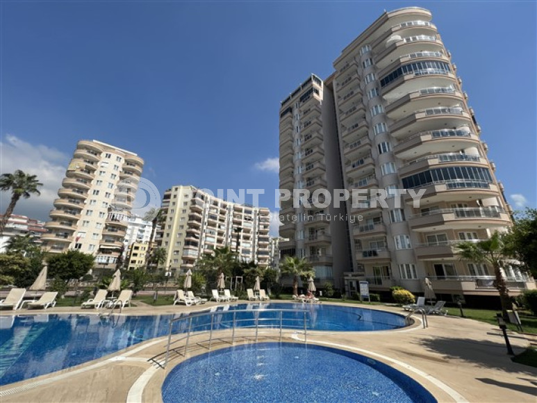 Большие трехкомнатные апартаменты площадью 120 м2, в комплексе с обширной инфраструктурой, 300 метров до моря, Алания-id-2292-фото-19