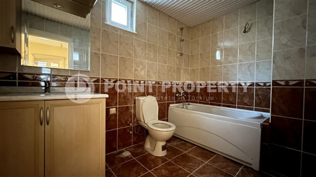 Трехкомнатная квартира, 110м², с отдельной кухней в комплексе с бассейном в центре Алании-id-2291-фото-12