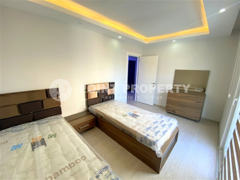 Готовая к проживанию, трехкомнатная квартира, 115 м², в 550 м от моря в Махмутларе, Аланья-id-2294-фото-7