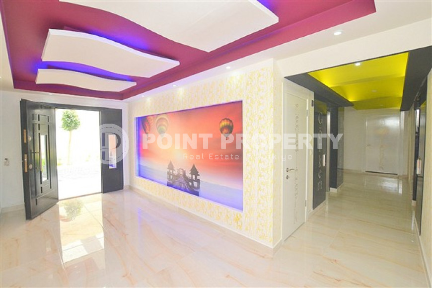 Готовая к проживанию, трехкомнатная квартира, 115 м², в 550 м от моря в Махмутларе, Аланья-id-2294-фото-14