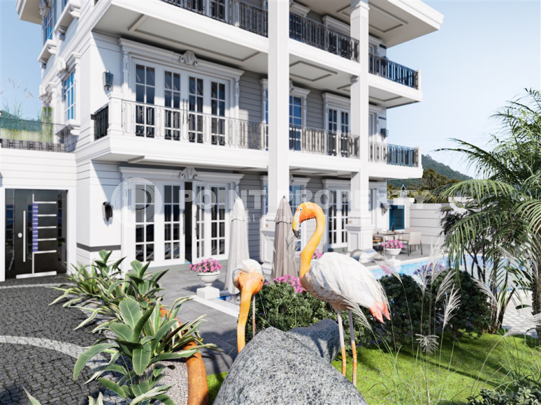 Фешенебельная трехэтажная вилла 5+1, 350м² с собственной инфраструктурой в горном районе Алании Тепе.-id-1192-фото-4