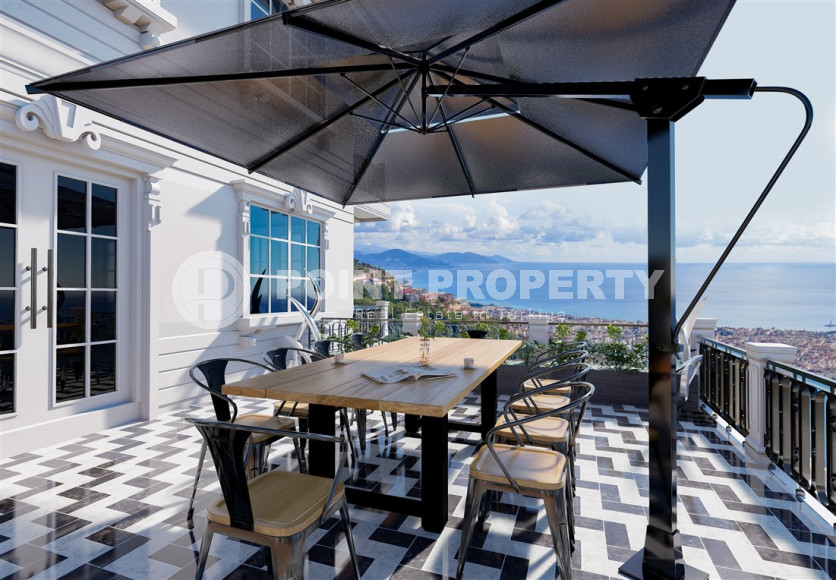 Фешенебельная трехэтажная вилла 5+1, 350м² с собственной инфраструктурой в горном районе Алании Тепе.-id-1192-фото-5