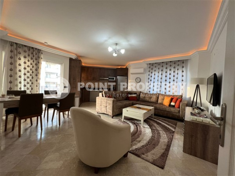 Furnished two bedroom apartment, 120m², in Cikcilli area, Alanya-id-2299-photo-3
