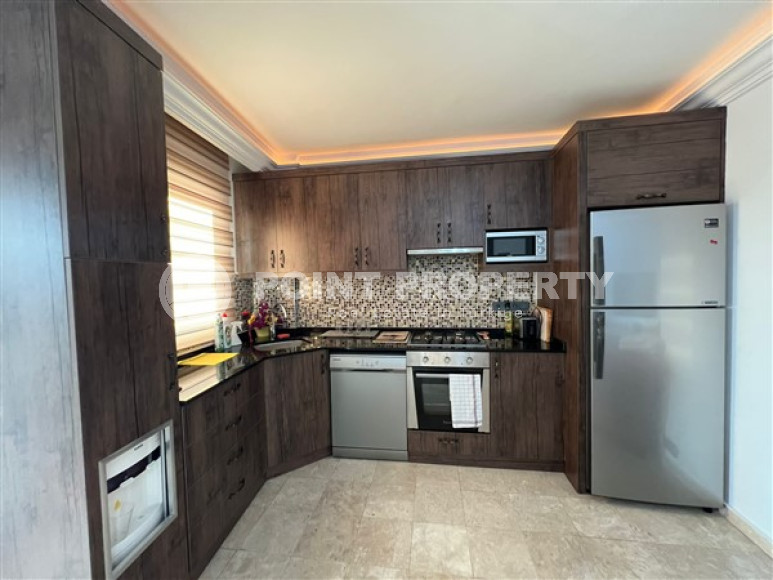 Furnished two bedroom apartment, 120m², in Cikcilli area, Alanya-id-2299-photo-5