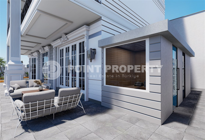 Фешенебельная трехэтажная вилла 5+1, 350м² с собственной инфраструктурой в горном районе Алании Тепе.-id-1192-фото-7