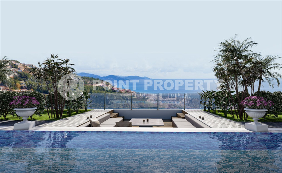 Фешенебельная трехэтажная вилла 5+1, 350м² с собственной инфраструктурой в горном районе Алании Тепе.-id-1192-фото-8