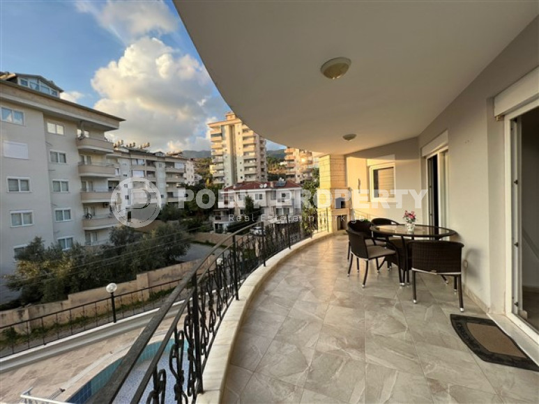 Furnished two bedroom apartment, 120m², in Cikcilli area, Alanya-id-2299-photo-20