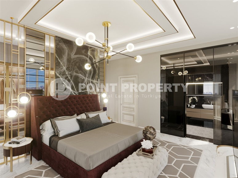 Фешенебельная трехэтажная вилла 5+1, 350м² с собственной инфраструктурой в горном районе Алании Тепе.-id-1192-фото-11