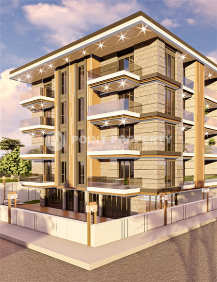 Двухкомнатная, 60м², и трехкомнатная квартира, 80м², в комплексе на этапе строительства в центре Алании-id-2302-фото-1