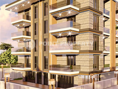 Двухкомнатная, 60м², и трехкомнатная квартира, 80м², в комплексе на этапе строительства в центре Алании-id-2302-фото-3