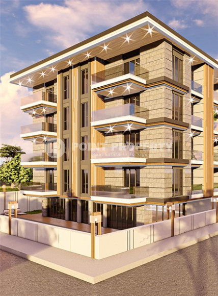 Двухкомнатная, 60м², и трехкомнатная квартира, 80м², в комплексе на этапе строительства в центре Алании-id-2302-фото-3